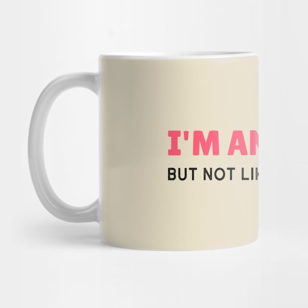 I'm an Adult, But Not Like a Real Adult - Funny Sarcastic 18th Birthday Gift by stokedstore